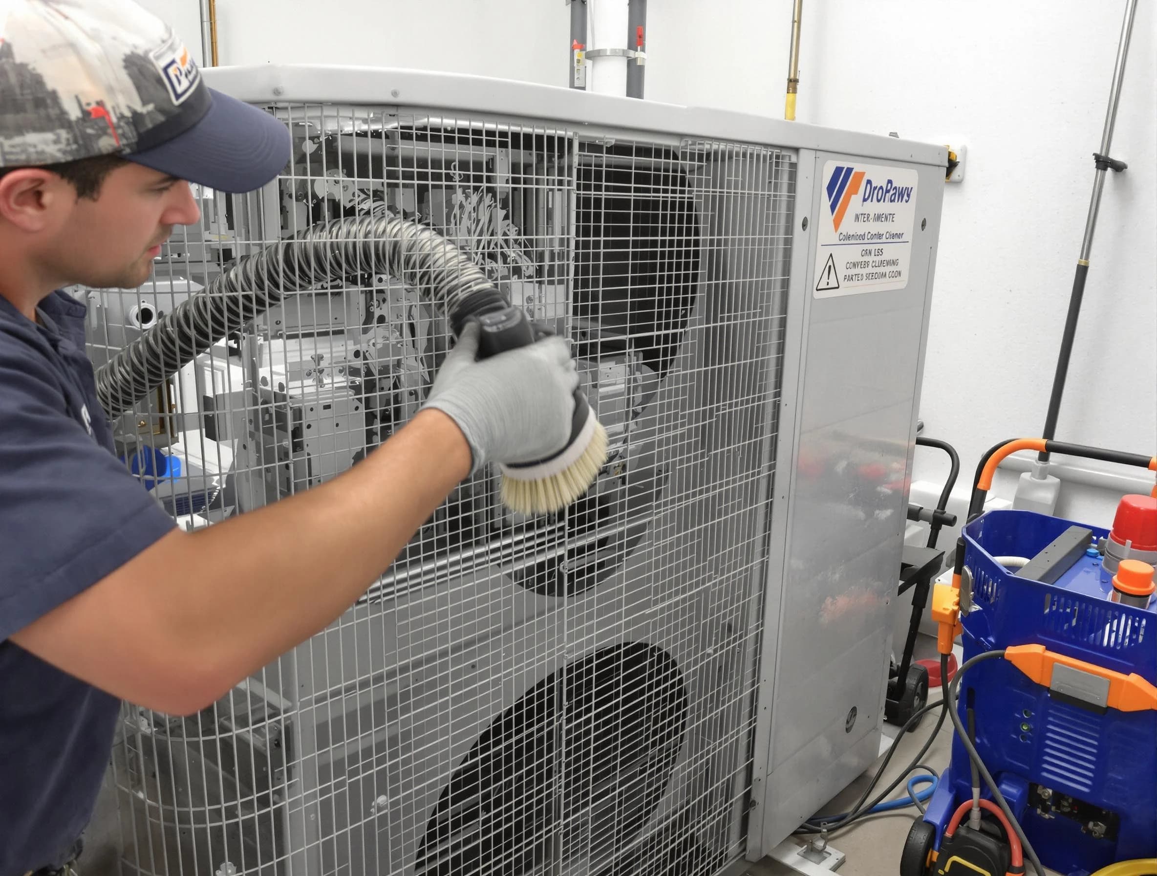 McKeesport Air Duct Cleaning specialist performing precision AC coil cleaning for improved system performance in McKeesport
