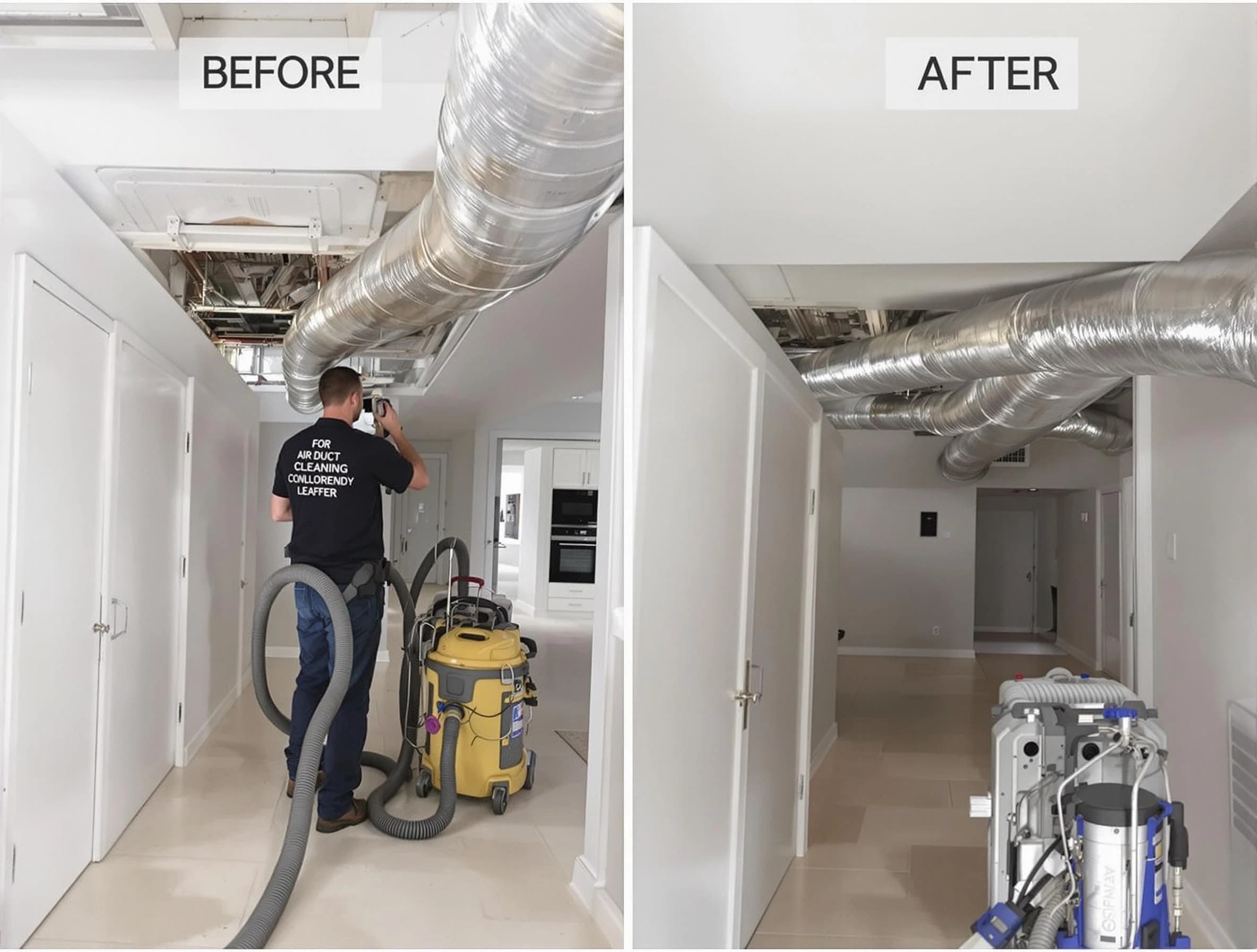 McKeesport Air Duct Cleaning professional performing thorough air duct cleaning in McKeesport