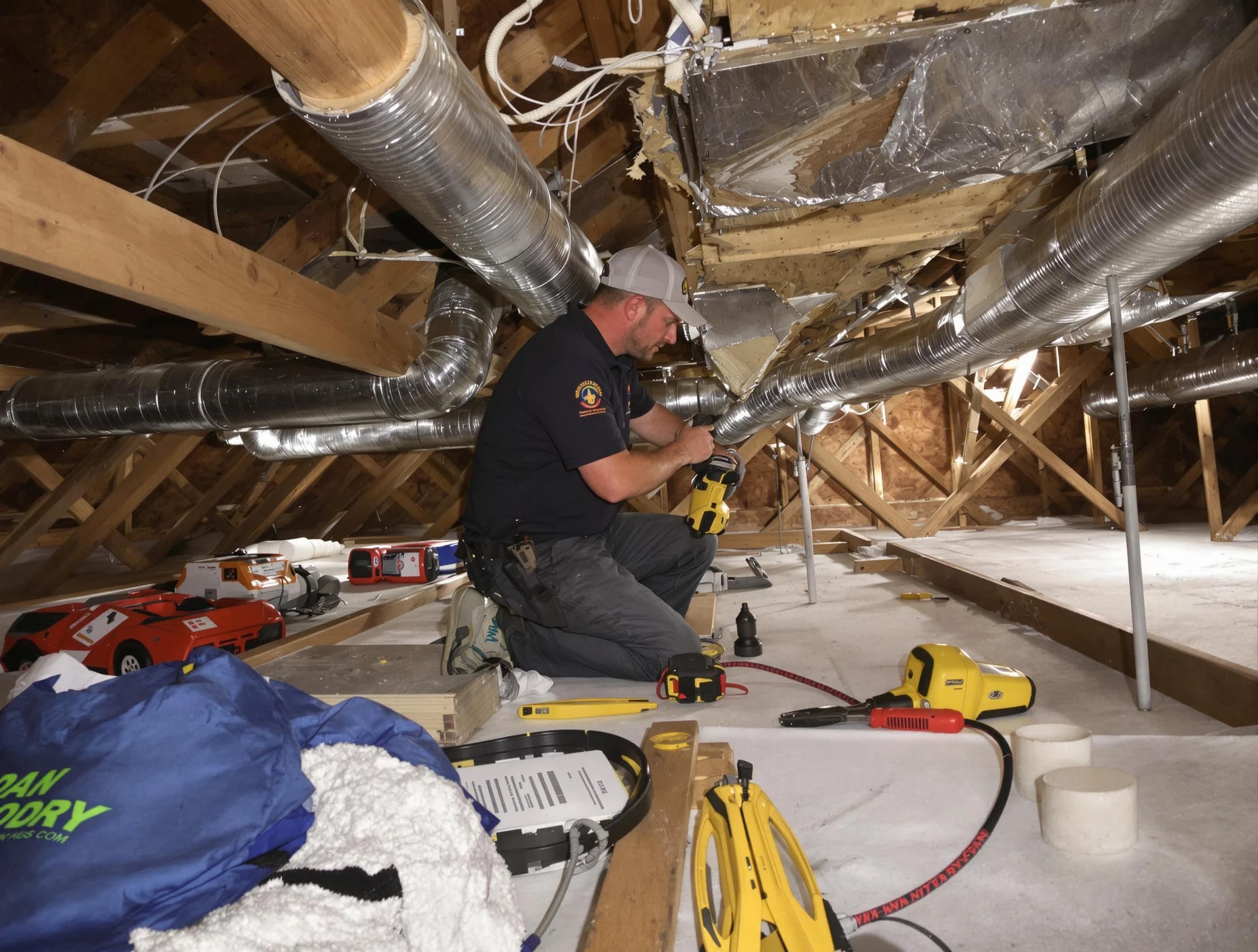 Professional air duct repair by McKeesport Air Duct Cleaning in McKeesport