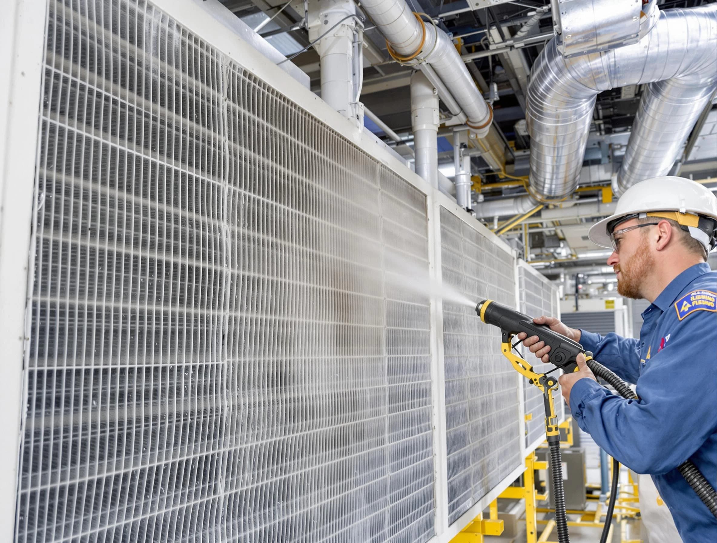 Professional commercial coil cleaning by McKeesport Air Duct Cleaning in McKeesport