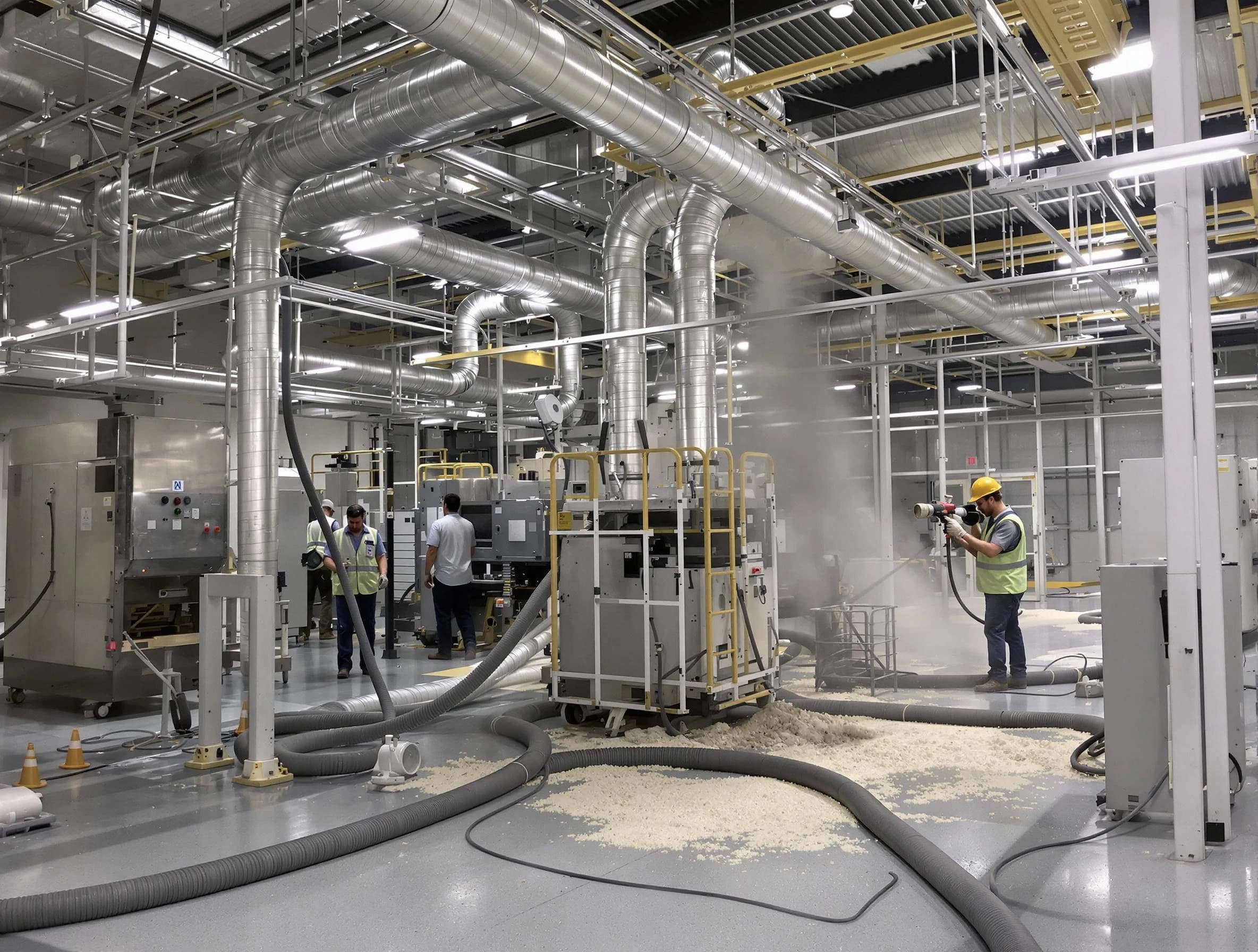 Heavy-duty industrial duct cleaning by McKeesport Air Duct Cleaning in McKeesport