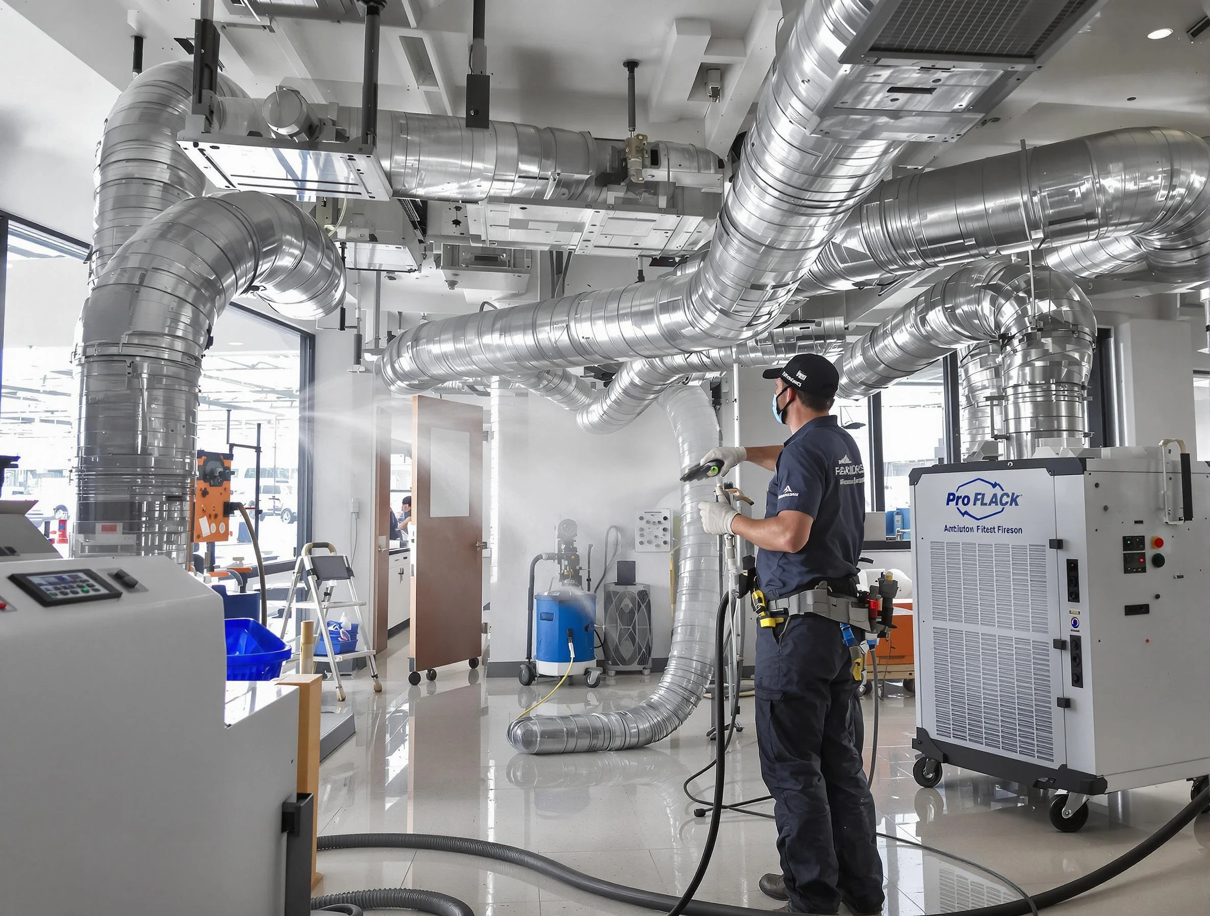 Negative Pressure Air Duct Cleaning in McKeesport